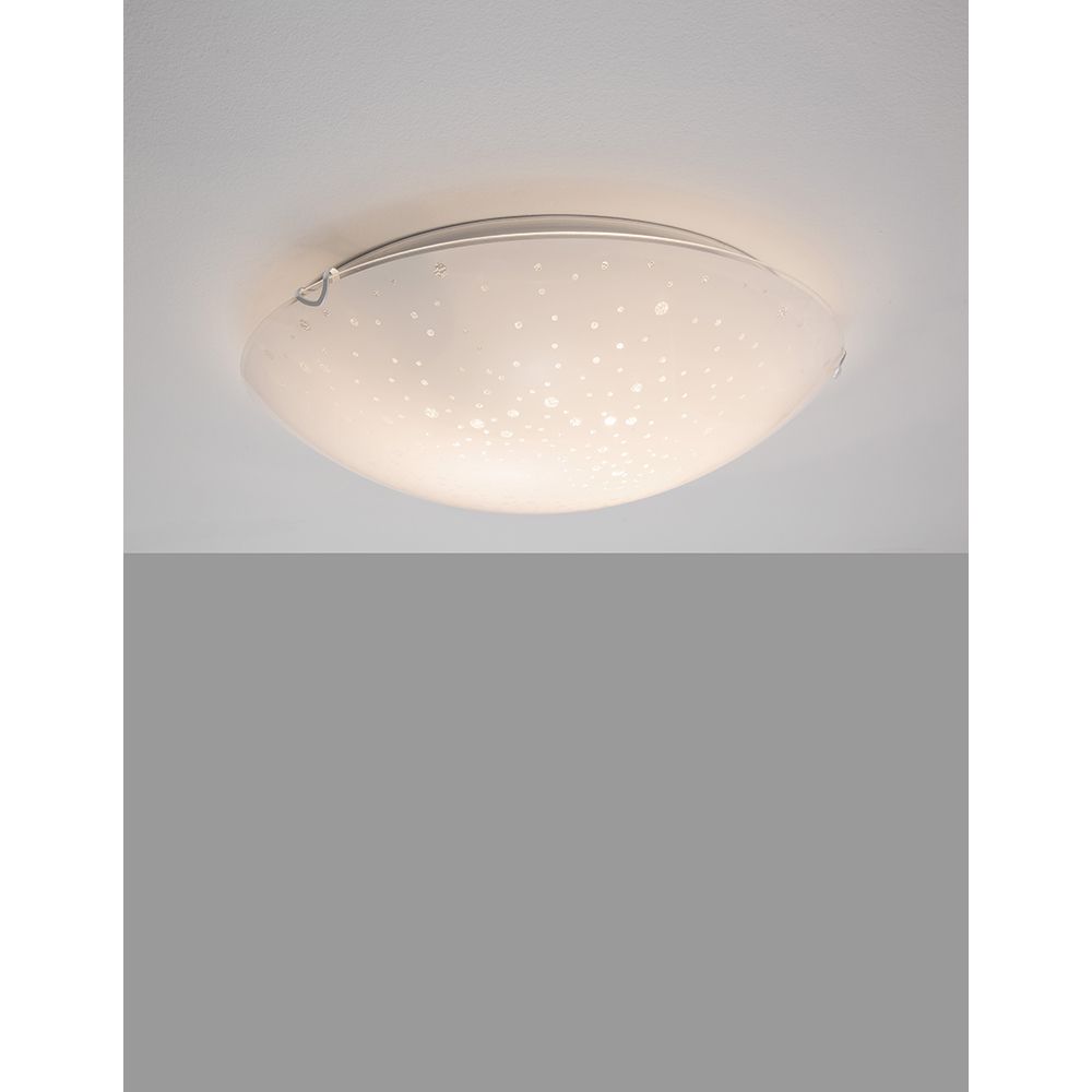 Minori ceiling lamp Ø 40cm glass white