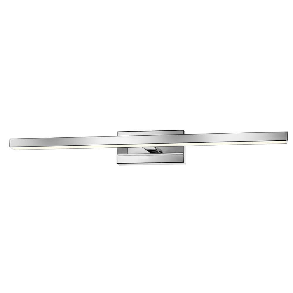 Modena LED Bad Wand- & Spiegelleuchte aus Aluminium mit Chrom- und Acryl-Finish, integrierte LED Beleuchtung.