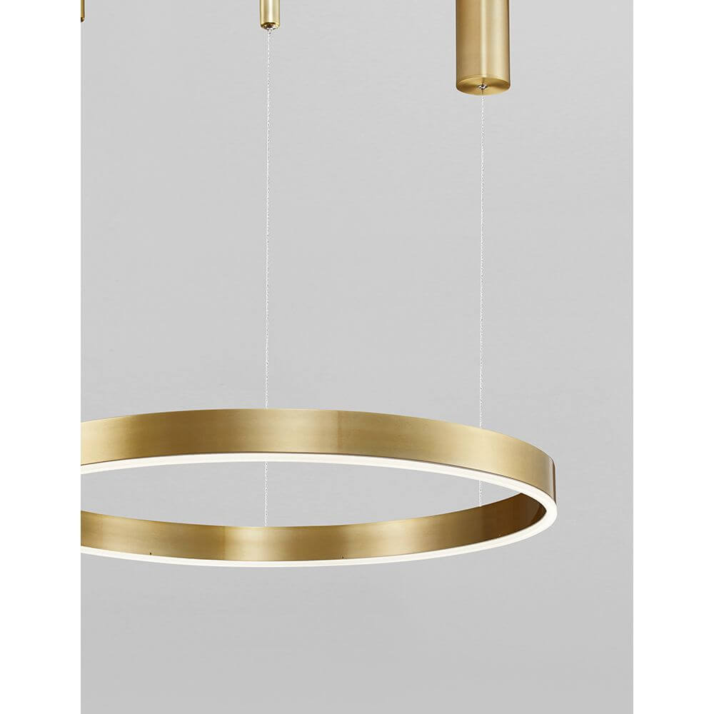 Motif LED Hängelampe Gold mit eleganter Gold-Oberfläche und modernem Lichtdesign.