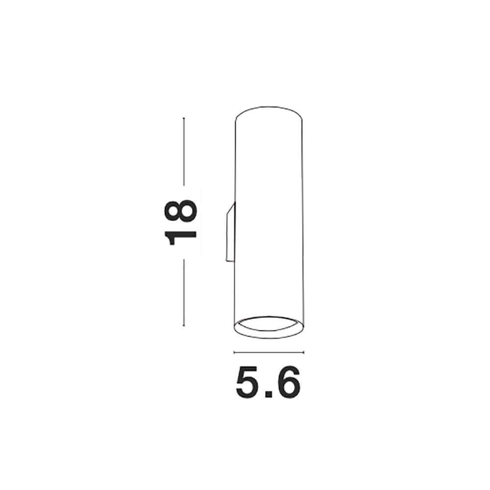 Nosa Wandlampe 2-flammig