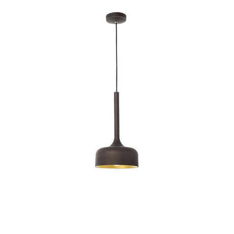 Nuorese metal pendant light brown with modern design and elegant aluminium finish.