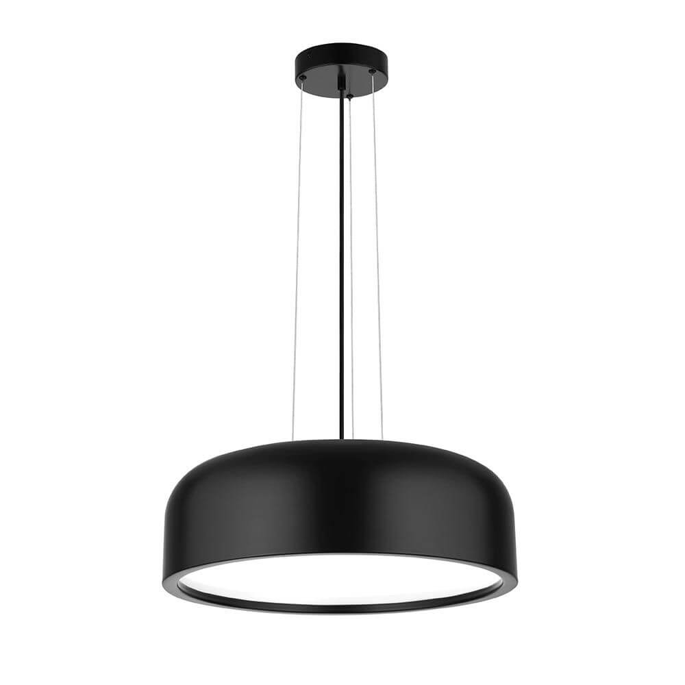 Perleto Pendelleuchte in Schwarz mit modernem Design und dimmbarem Licht für Ess- und Wohnzimmer.