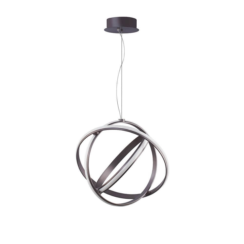 Pertone LED Hängelampe Schwarz: moderne Pendelleuchte mit Aluminium- und Acryl-Design in stilvollem Schwarz.