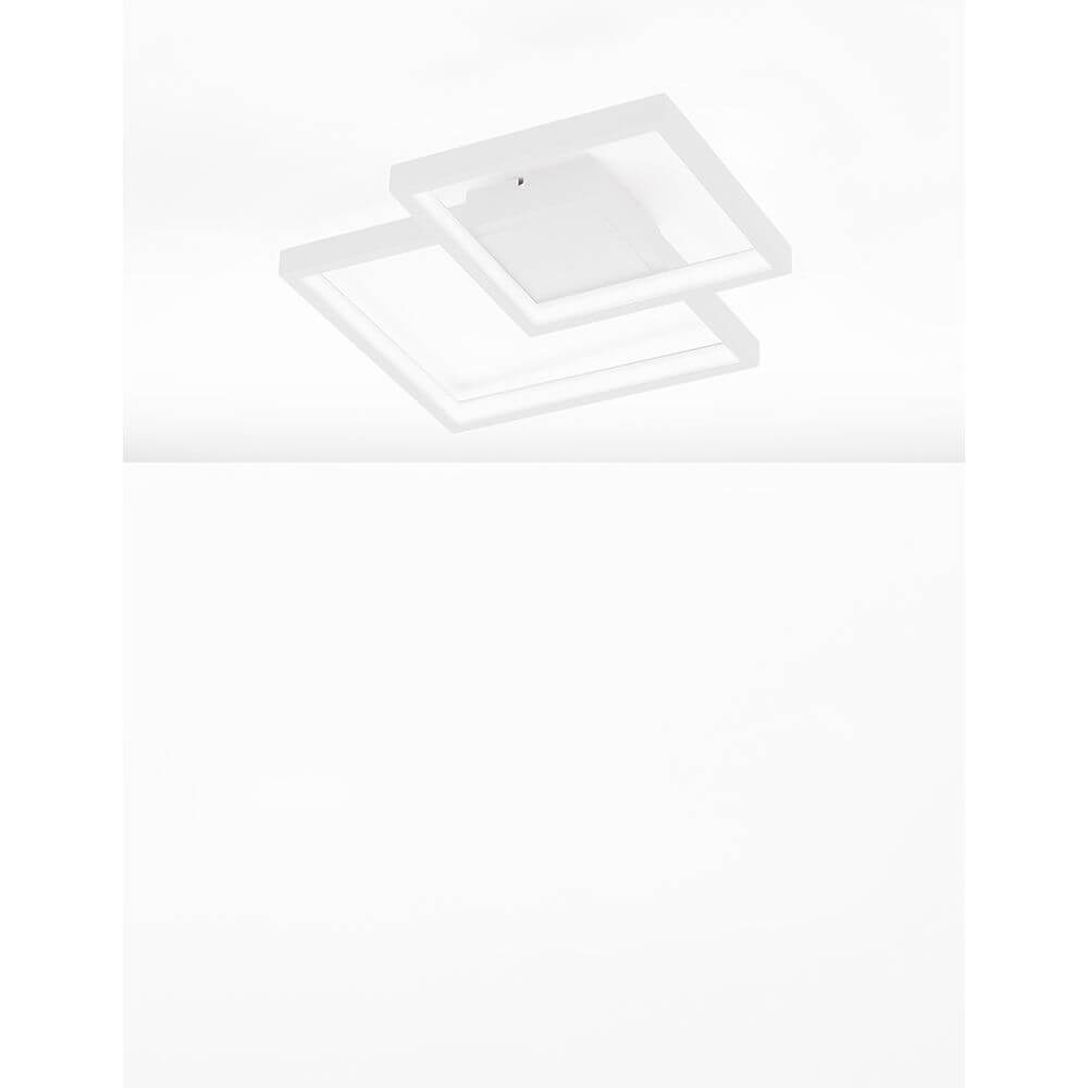 Moderne Porto LED Deckenlampe in weißem Design, ideal für verschiedene Räume.