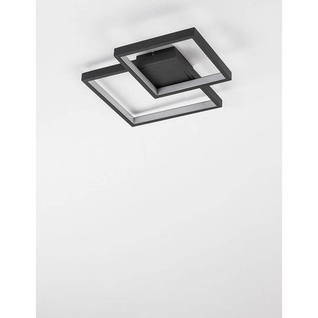 Moderne Porto LED Deckenlampe in quadratischem Design, ideal für jeden Raum.