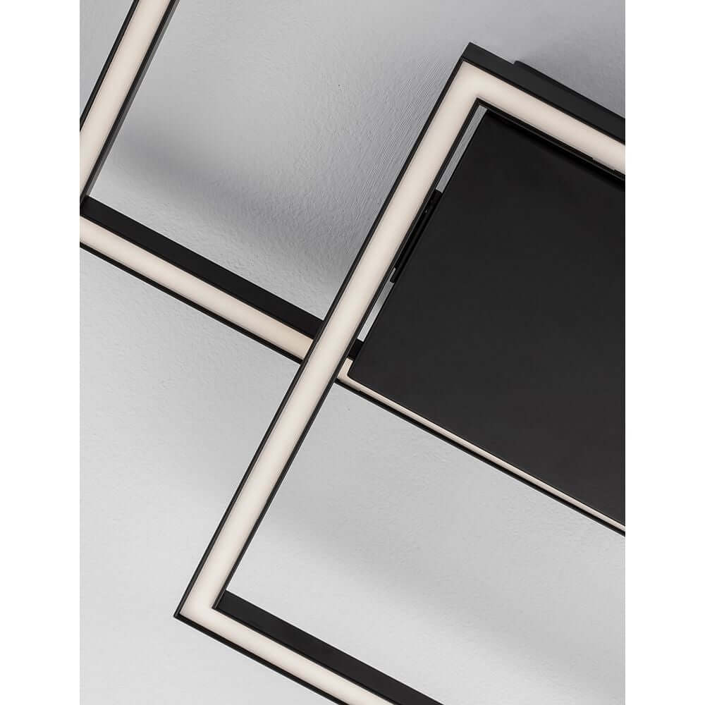 Detailansicht der Porto LED Deckenlampe mit modernem Design und langlebigen Materialien.