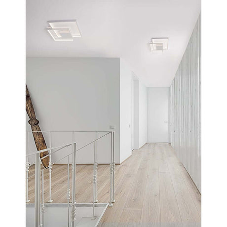 Porto Plafón LED metal blanco