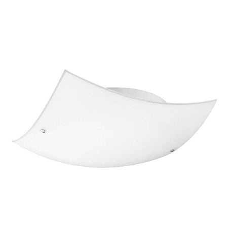 Quale Deckenlampe 2-flammig Chrom, Glas - elegante Deckenleuchte aus Chrom und Glas in modernem Design.