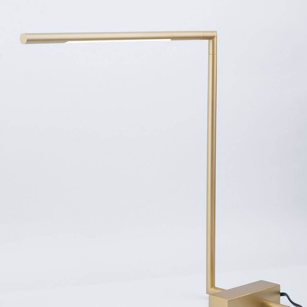 Raccio LED Tischleuchte Metall Gold von Nova Luce, modernes Design in edlem Gold, ideal für jeden Raum.