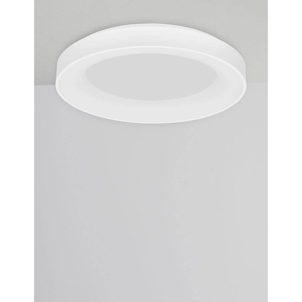 Rando LED Smart Deckenlampe Ø 60cm mit modernem, minimalistischem Design aus Aluminium und Acryl.