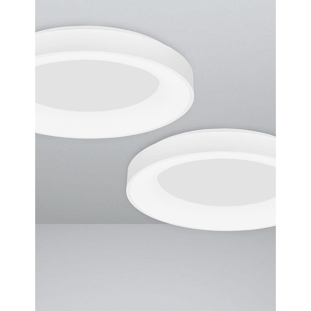 Rando LED Smart Deckenlampe Ø 60cm, moderne Deckenleuchten mit minimalistischem Design und starkem Licht.
