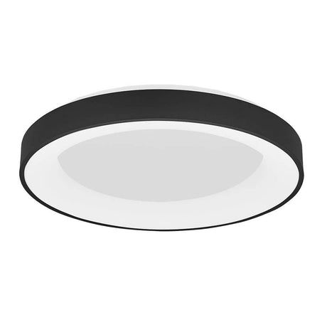 Rando LED Plafonnier intelligent Ø 60 cm au design moderne en aluminium et acrylique, minimaliste et élégant.
