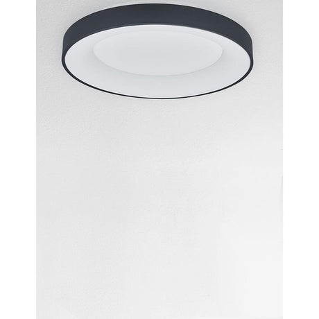 Rando LED Smart Deckenlampe Ø 60cm - moderne Deckenleuchte mit minimalistischem Design aus Aluminium und Acryl.