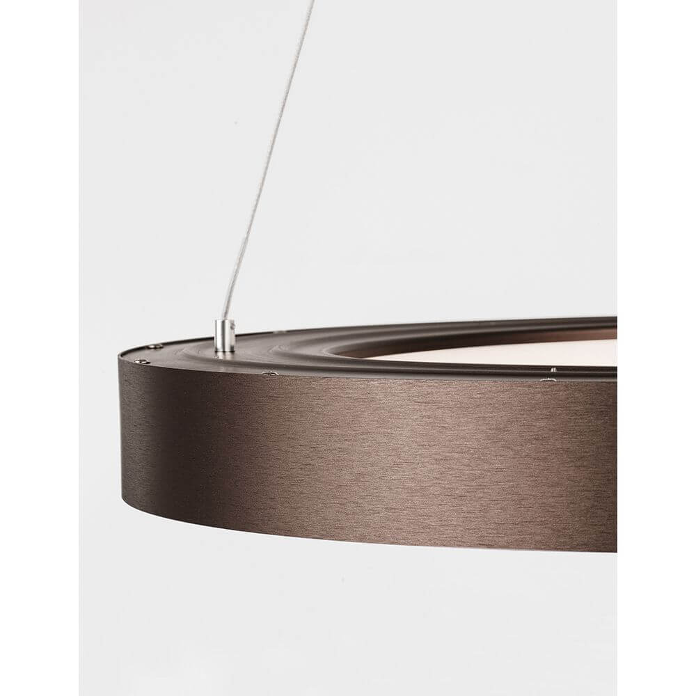 Rando LED Thin Hängelampe Ø 60cm Acryl aus hochwertigem Aluminium in elegantem Design.