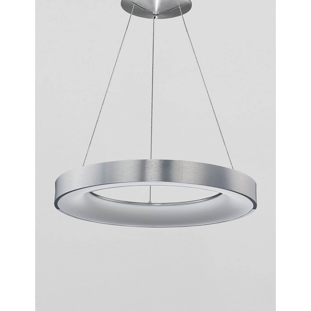 Rando LED Thin Hängelampe Ø 60cm Acryl in modernem Design mit Aluminium- und Acrylmaterial.