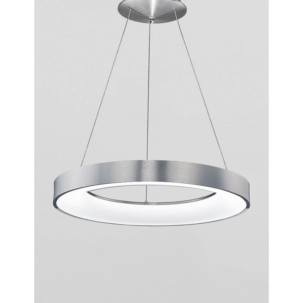 Rando LED Thin Hängelampe Ø 60cm Acryl mit minimalistischem Design und satinierter Acrylscheibe.