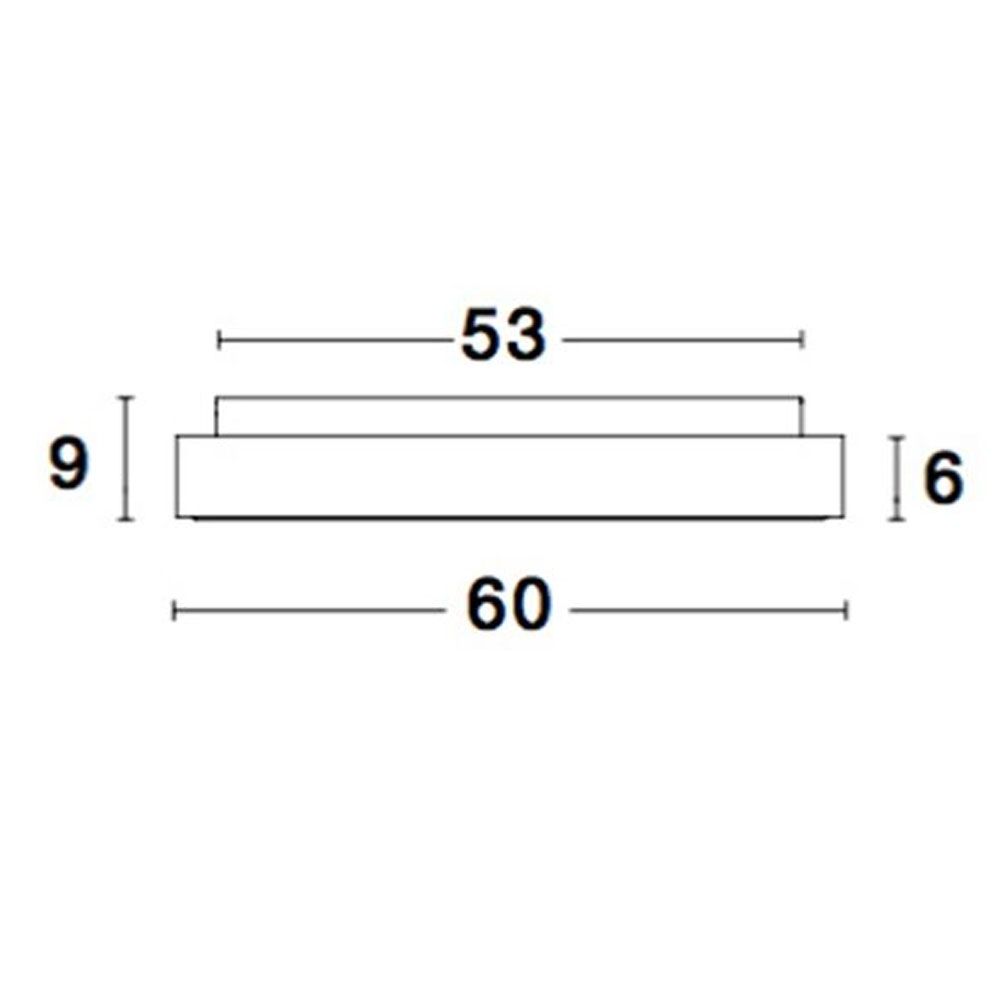 Rando ohut LED -kattovalaisin korkea voima
