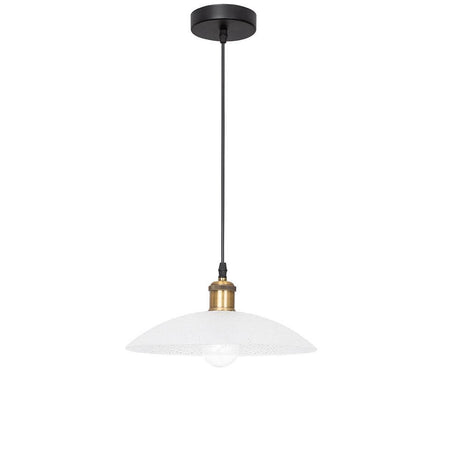 Sangro Glasspendel Weiß, Gold med moderne, skulpturell design, ideell for moderne boliger.