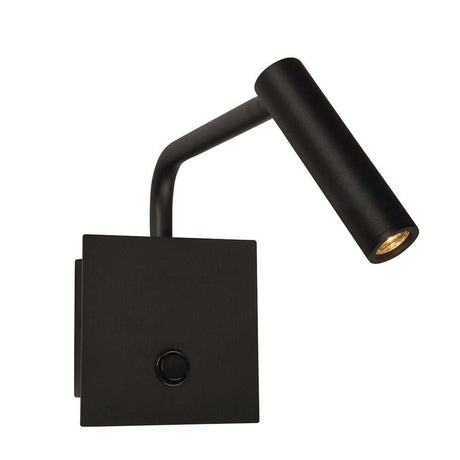 Candeeiro de parede LED Sicily preto