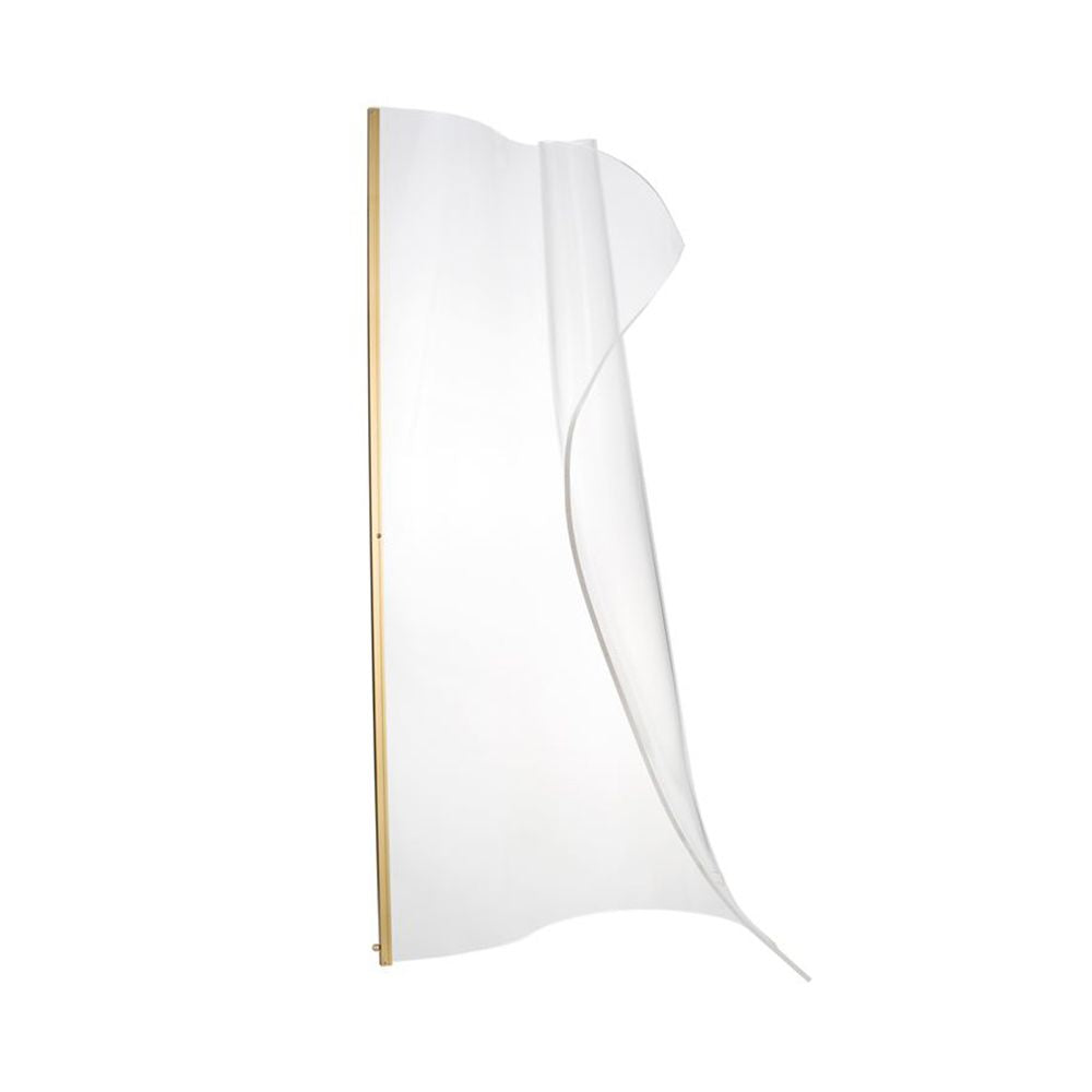 Sidero led golvlampa akrylvågig