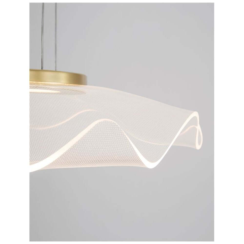 Siderno LED Hängeleuchte Metall Klar mit modernem Design und höhenverstellbarem Licht, ideal für Ess- und Wohnzimmer.