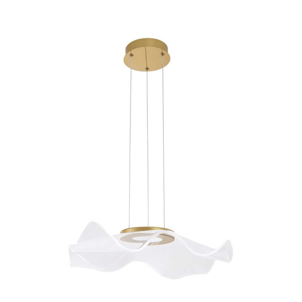 Siderno LED Hängeleuchte Metall Klar mit modernem Design und Höhenverstellbarkeit für Ess- und Wohnzimmer.