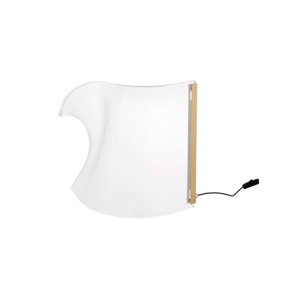 Siderno LED Acryl Tischlampe Klar mit elegantem Design und modernem Touch aus Acryl und Aluminium.