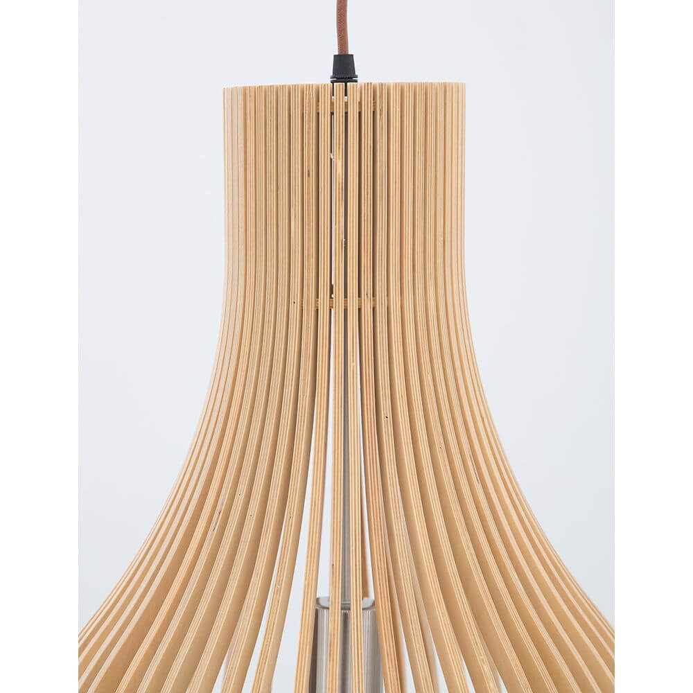Soho Hängelampe Naturholz Ø 38cm in einem modernen und skandinavischen Design aus hellem Naturholz.