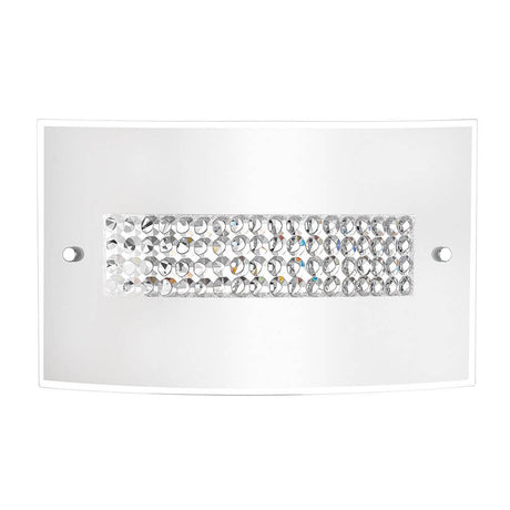 Thelta Wandlampe Glas Chrom mit modernem Design und glänzender Oberfläche, ideal für stilvolle Beleuchtung.