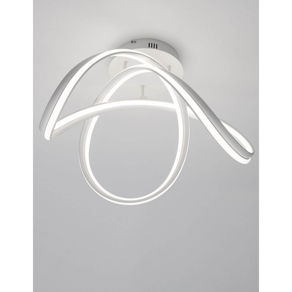 Truno LED Deckenlampe Metall Acryl - moderne Deckenleuchte mit elegantem Design und warmweißem Licht.