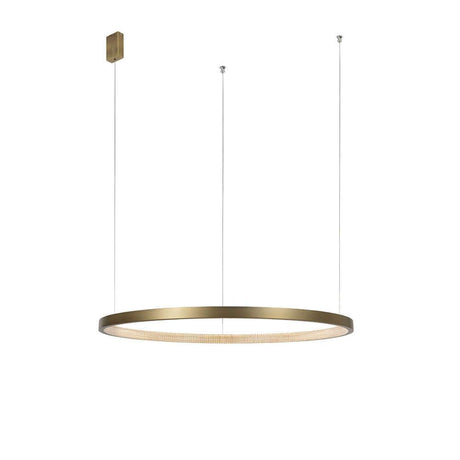 Vegas LED Hängeleuchte Antik-Messing in elegantem Design, ideal für Wohnzimmer oder Esstisch.