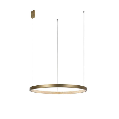 Vegas LED Hängeleuchte Antik-Messing mit modernem Design und eleganter Aluminium-Oberfläche