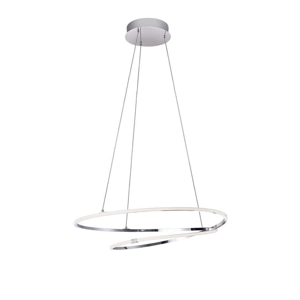 Viareggio LED Hängeleuchte Ø 56cm Metall - Moderne Deckenleuchte mit minimalistischer Form und schöner Lichtverteilung.