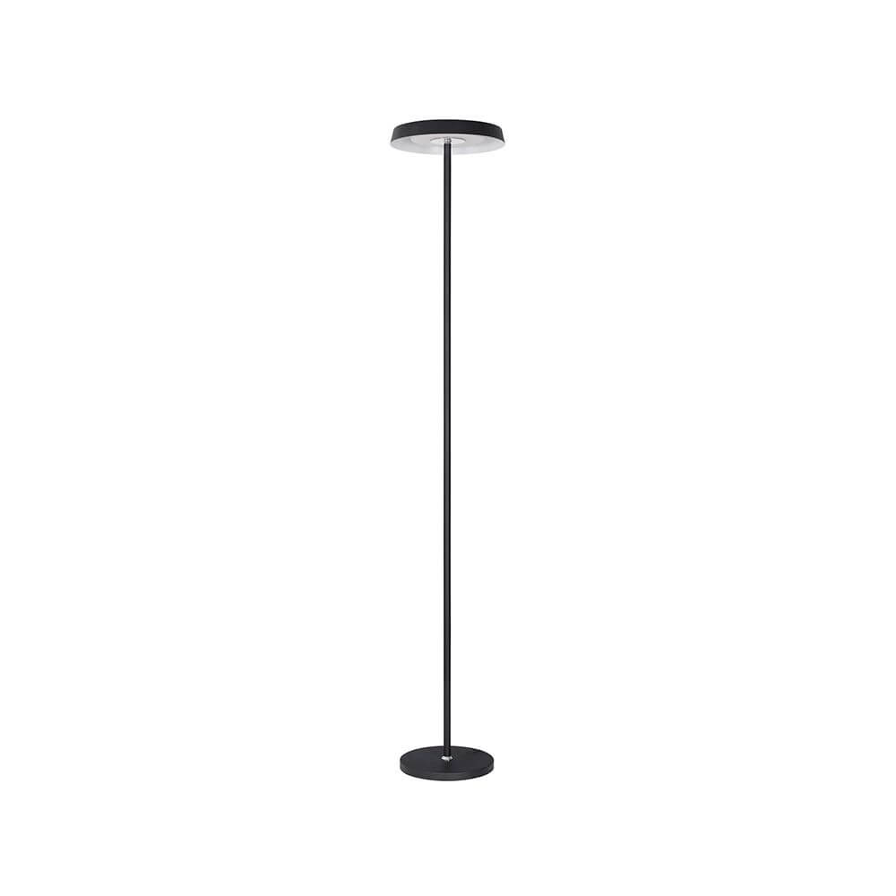Viti LED Stehleuchte 170cm Metall in modernem Design aus schwarzem Aluminium und Acryl.