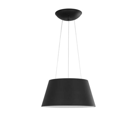 Nova Luce Volcano LED Hängelampe Ø 45cm in modernem Schwarz, ideal für stilvolle Innenräume.