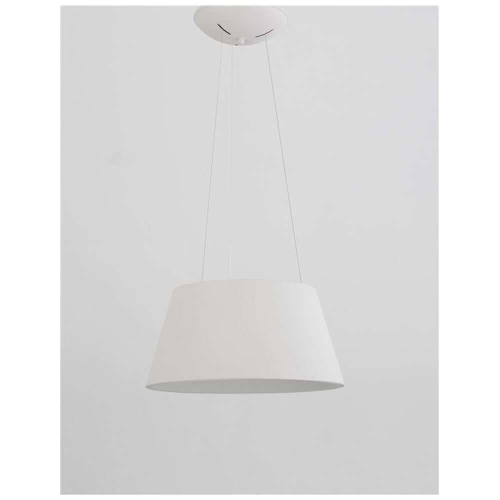 Nova Luce Volcano LED Hängelampe Ø 45cm, moderne Pendelleuchte in Weiß, ideal für stilvolle Innenräume.