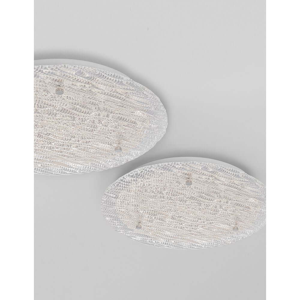 Wing LED Deckenlampe Metall, Glas - modernes Design mit elegantem Lichtspender aus Metall und Glas.