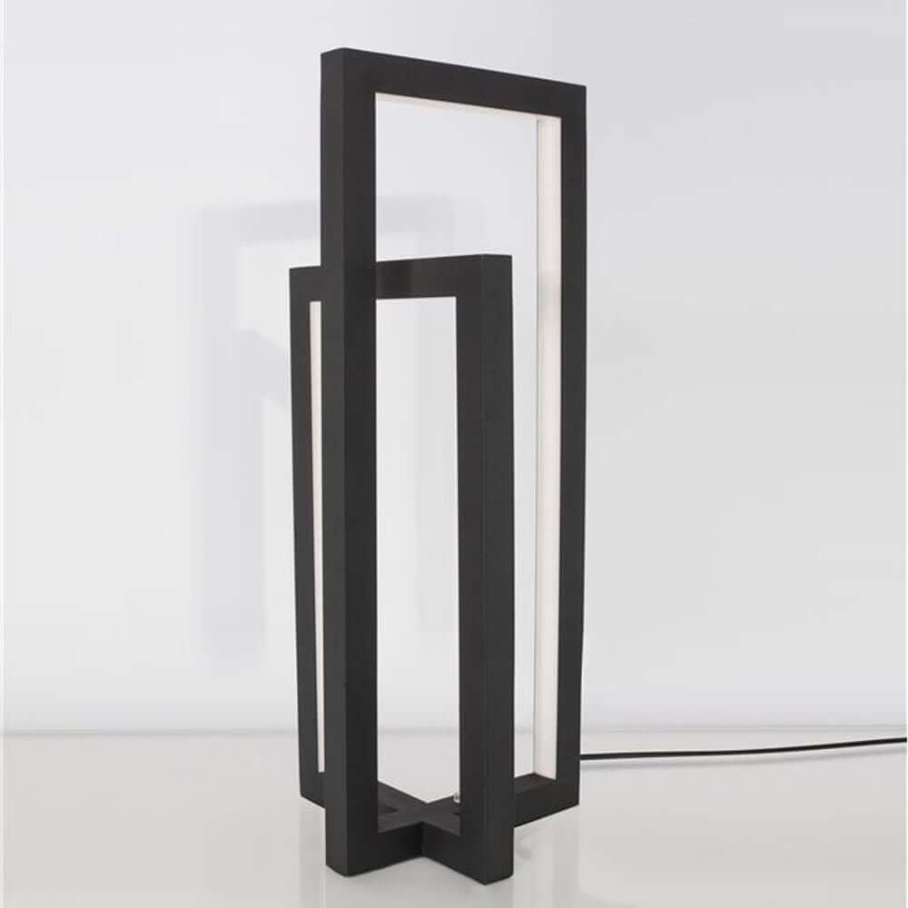Zesiro LED Tischleuchte Dimmbar moderne Tischleuchte mit minimalistischem Design aus Aluminium und Acryl