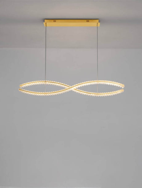 Nudos LED-riipuslamppu 4-Flame 3000K Gold