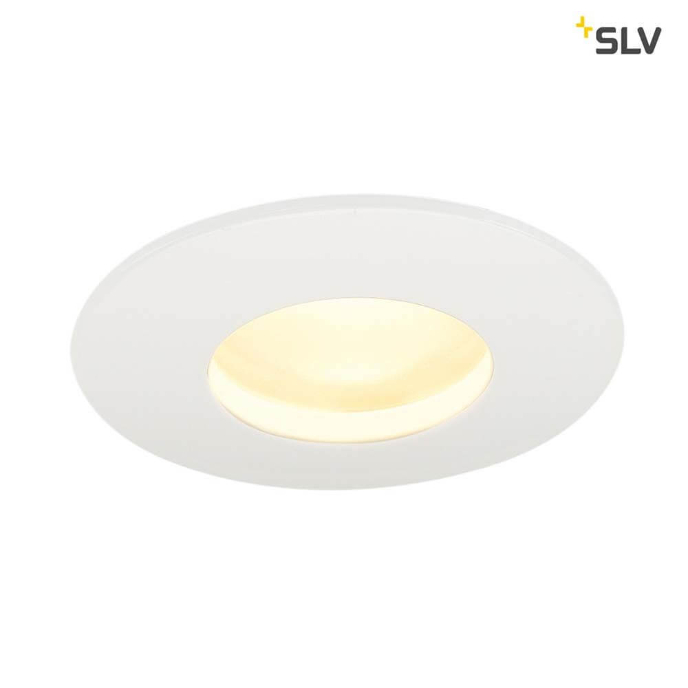OUT 65 LED DL Round Set Downlight Weiß 9W 38° 3000K inkl. Treiber in runder Form