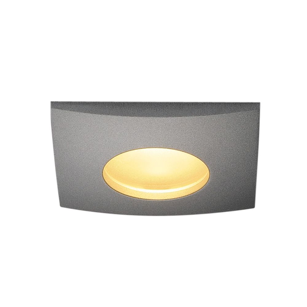 OUT 65 LED Square Downlight Silbergrau 9W 38° 3000K