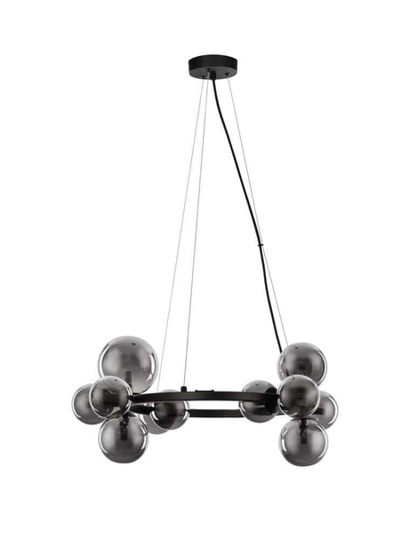 Odillia pendant light Ø 65cm G9 11-light modern hanging lighting with decorative glass spheres