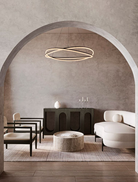 Ofelia Led pendant lamp 2-flame Ø 95cm 3000k