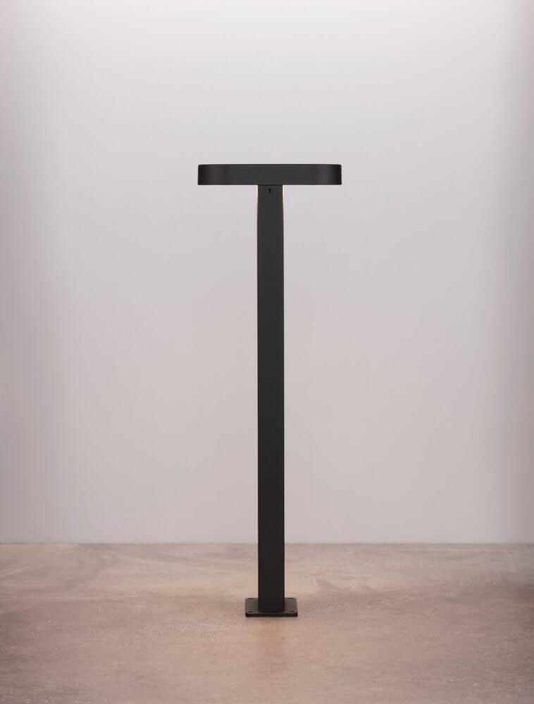 Ofir LED Außenwegeleuchte schwarz, moderne Gartenbeleuchtung, langlebig, IP54, 3000K Lichtfarbe