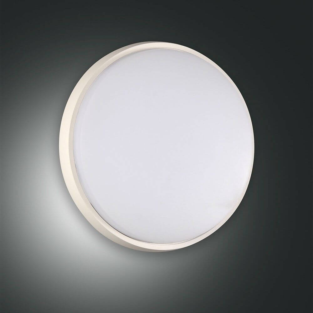 Olly LED Deckenleuchte Ø 24cm IP54 2300lm Weiß mit Polycarbonat Abdeckung und Alugussrahmen