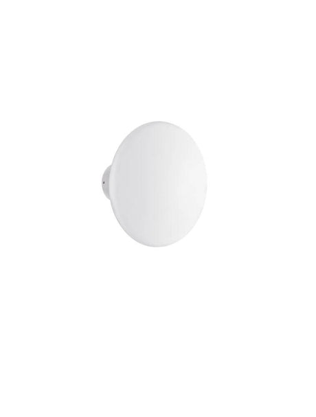 Onut LED wall light 3000K white - elegant, round wall lamp in white with warm light.