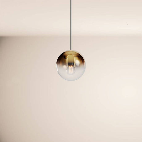 s.luce Orb Glaskugel Galerieleuchte 500cm Aufhängung Schwarz