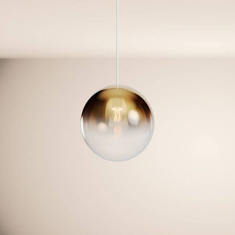 s.luce Orb Glaskugel Galerieleuchte Aufhängung 500cm Weiß in modernem, minimalistischem Design.