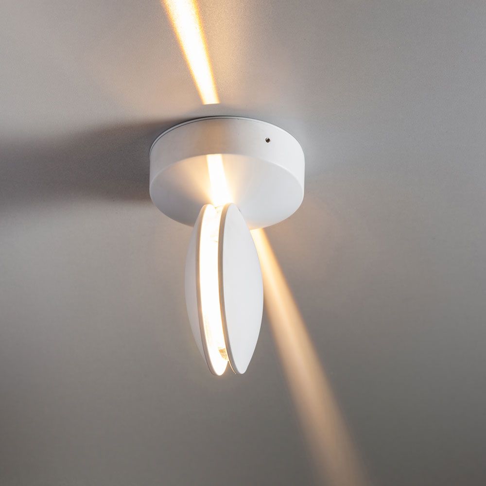 Maia LED-effekt utendørs vegglampe 100 lm hvit i moderne design med innovativ LED-teknologi.