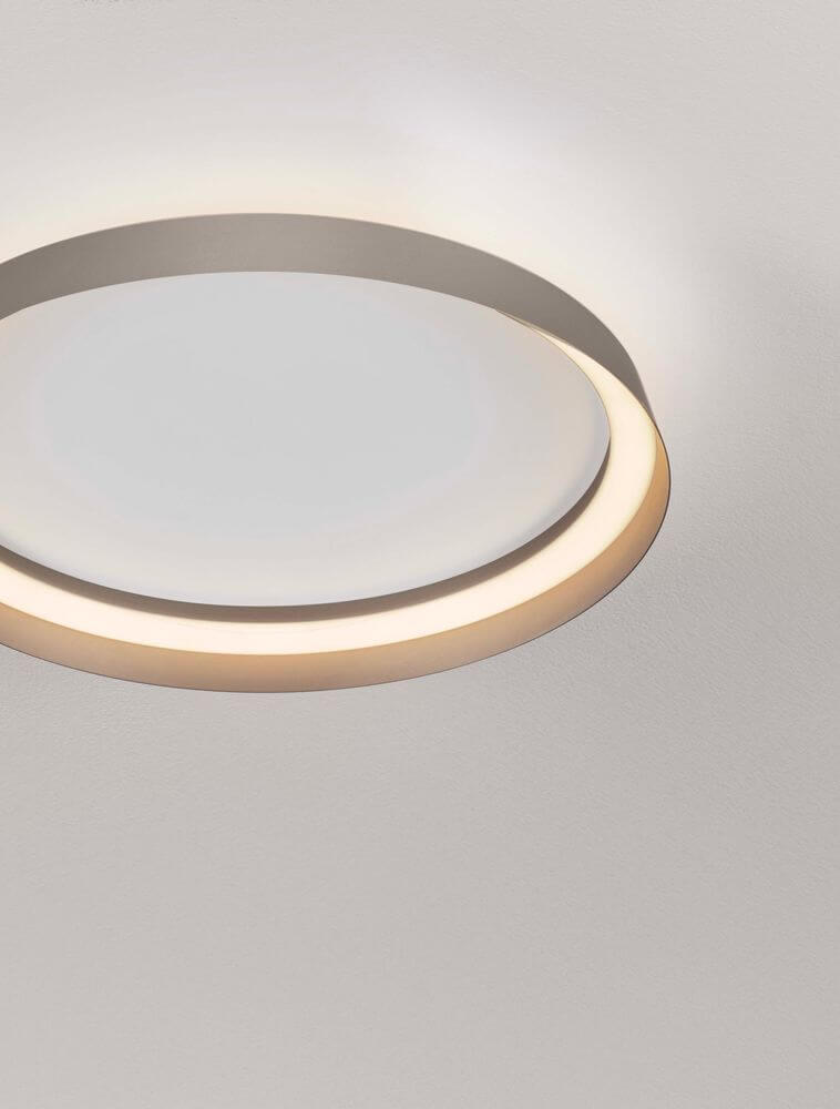 Ormi Deckenleuchte Ø 45cm 2700 Up & Down 4000K mit dimmbarem Licht und DIP-Switch-Funktion.